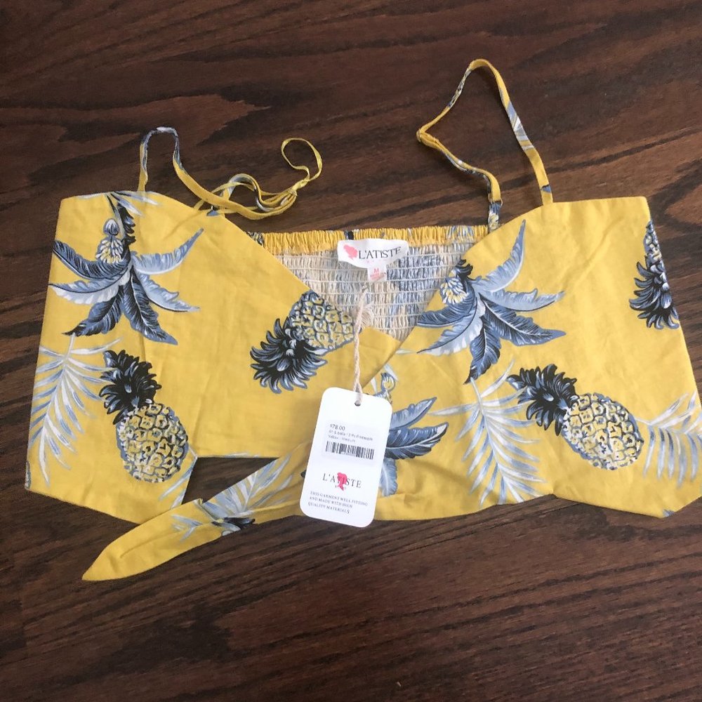 NWTO Tie in the Front Bralette Top